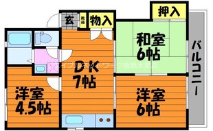 アルビオコートの物件間取画像